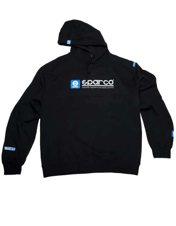 Sparco Sweatshirt Hooded Www Blk Sml 1