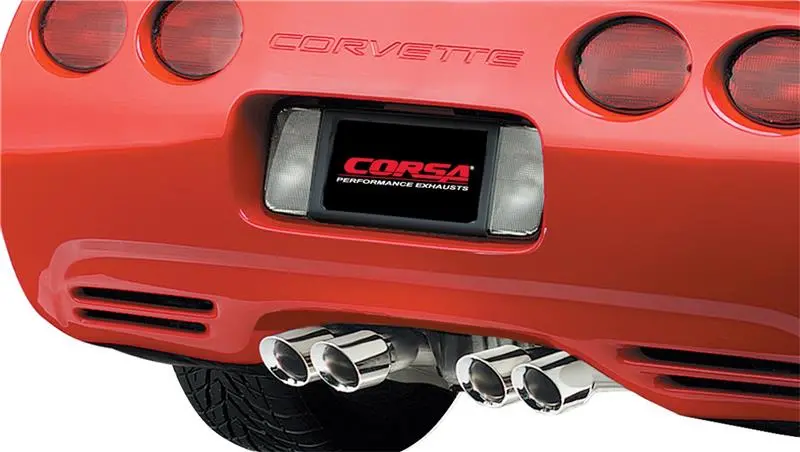Corsa 1997-2004 Chevrolet Corvette C5 Z06 5.7L V8 Polished Xtreme Cat-Back + Xo Exhaust 1