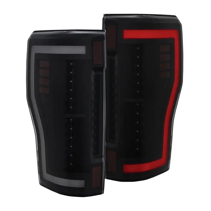 Anzo 2017+ Ford F-250 Led Taillights - Black/Smoke 1