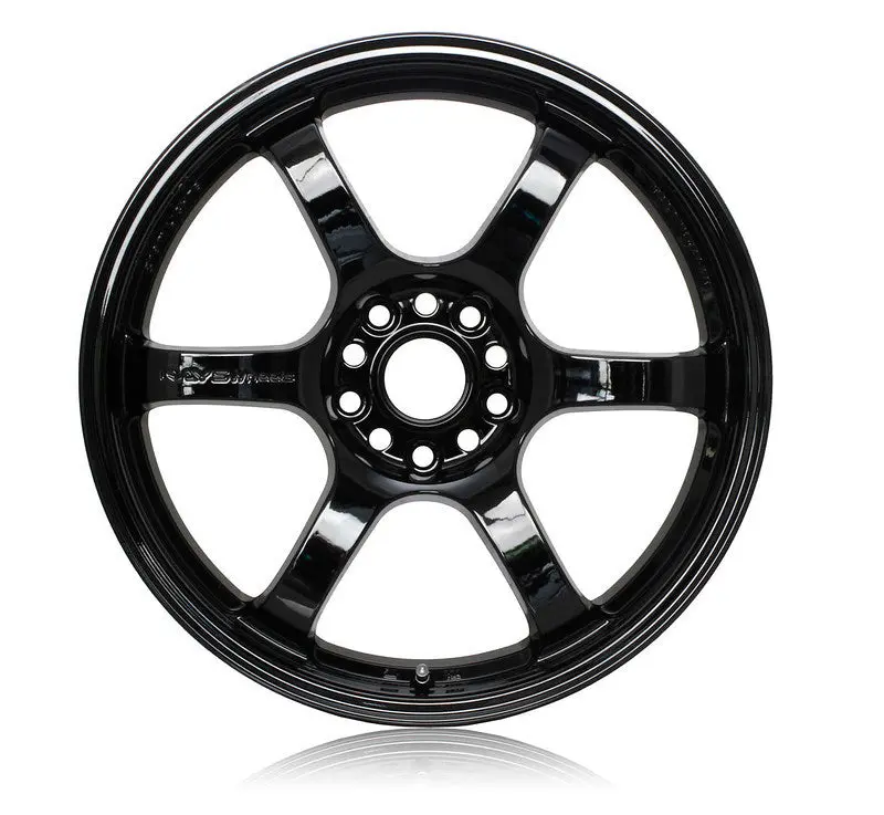 Gram Lights 57Dr 17X9.0 +38 5X114.3 Glossy Black Wheel 1