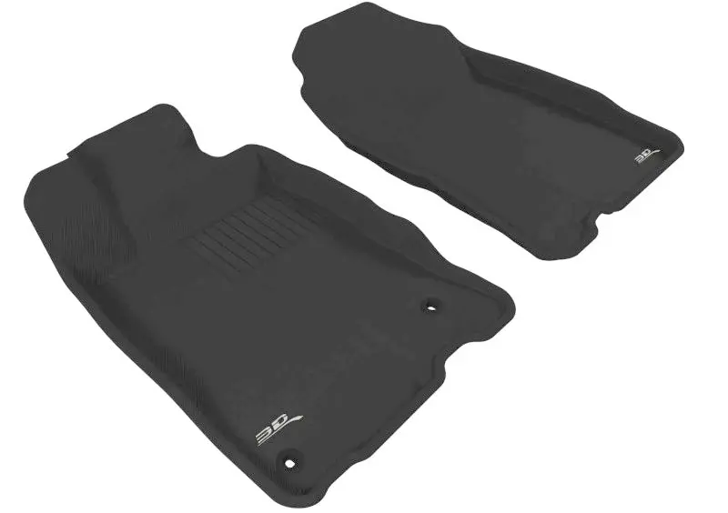 3D Maxpider 2011-2016 Honda Cr-Z Kagu 1St Row Floormat - Black 1