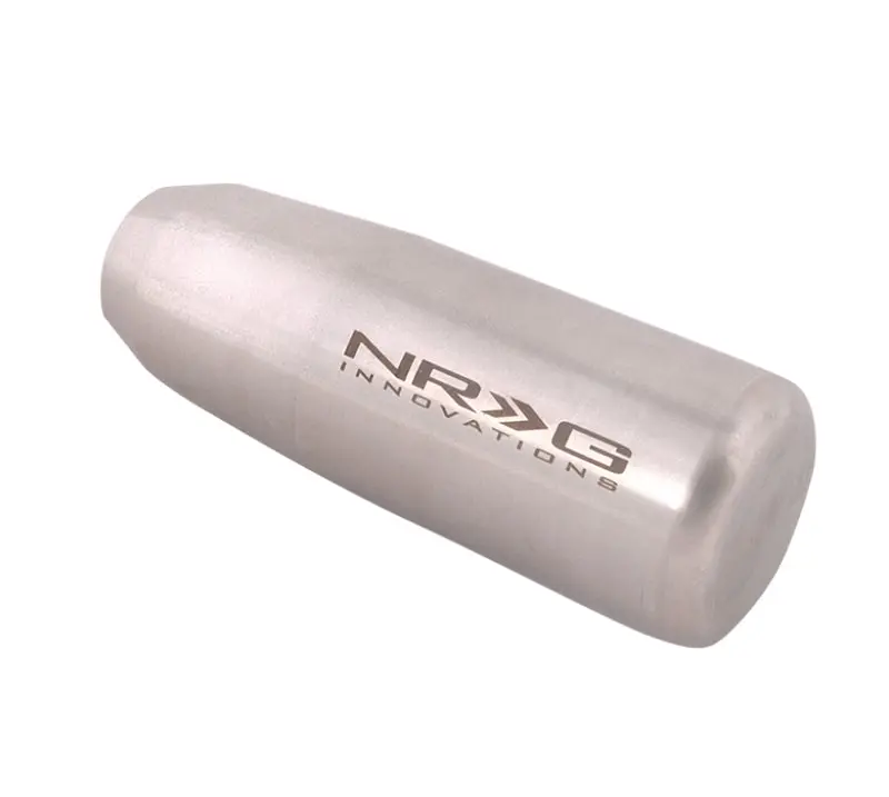 Nrg Universal Short Shifter Knob - 3.5In. Length / Heavy Weight .85Lbs. - Silver 1