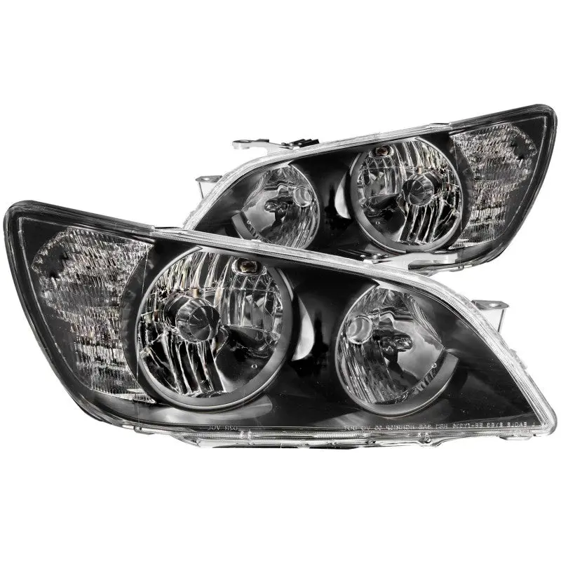 Anzo 01-05 Lexus Is300 Crystal Headlights Black 1