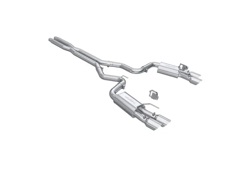 Mbrp 2024+ Ford Mustang Gt Armor Pro 3In Steet Profile Catback Exhaust - Stainless Steel Tips 1