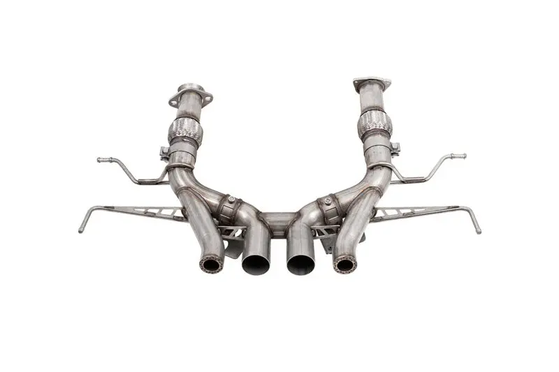 Corsa 23-25 Chevrolet Corvette C8 Z06 3In Valved Cat-Back Exhaust Muffler Delete Track Systemw/O Tip 1