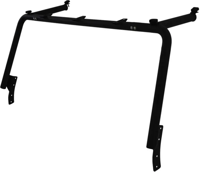 Mbrp 07-10 Jeep Wrangler Jk Front Roof Rack Extension (2 Door) Black Coated 1