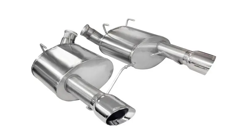 Corsa 2011-2014 Ford Mustang Gt/Boss 302 5.0L V8 Polished Sport Axle-Back Exhaust 1