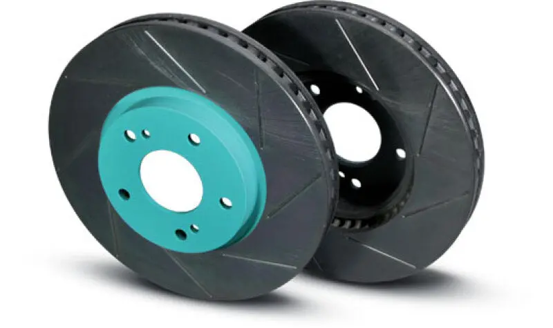 Project Mu Scr Rotor Rear - Mitsubishi Lancer Evolution Cp9a/Ct9a Green 1
