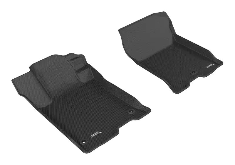 3D Maxpider 2015-2020 Acura Tlx Fwd Kagu 1St Row Floormat - Black 1