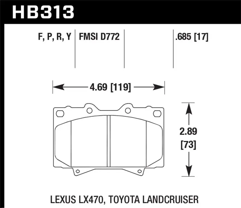 Hawk Lts Street Brake Pads 1