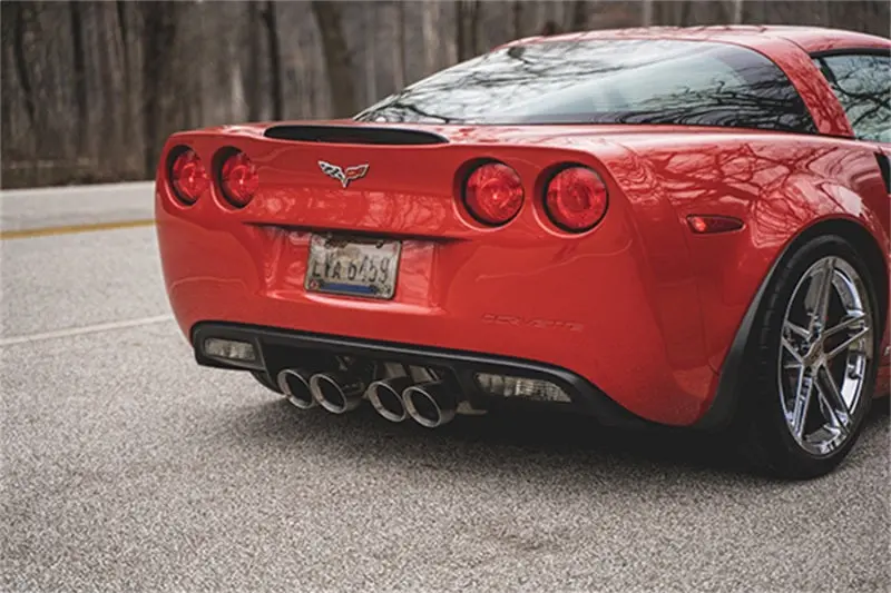 Corsa 06-13 Chevy Corvette C6 Z06 7.0L / 09-13 Zr1 6.2L Polished Axle-Back Exhaust W/4.5In Twin Tips 2