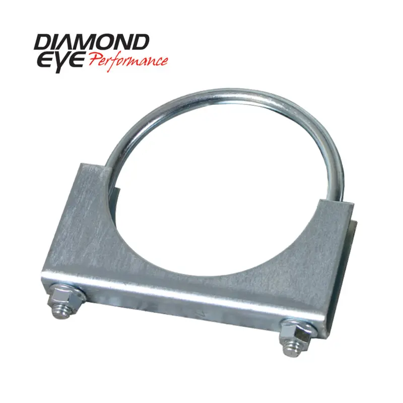 Diamond Eye Clamp 5In 3/8In U-Bolt 11 Gauge Saddle Zinc-Coated Heavy Duty 1