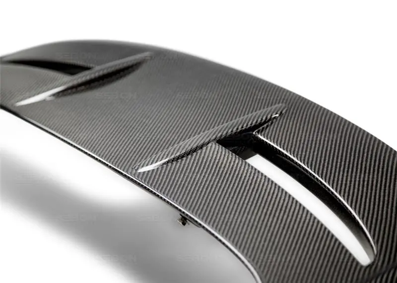 Seibon 11-15 Ford Fiesta (Hatchback) St-Style Carbon Fiber Rear Spoiler 1
