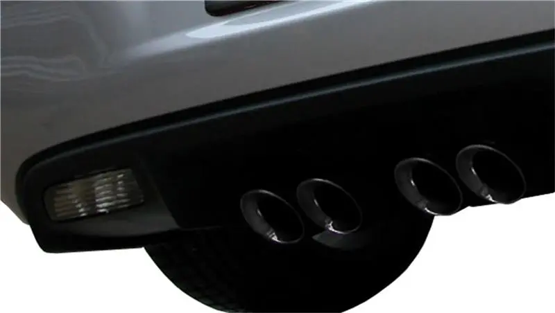 Corsa 2009-2013 Chevrolet Corvette C6 6.2L V8 Black Sport Axle-Back Exhaust 2