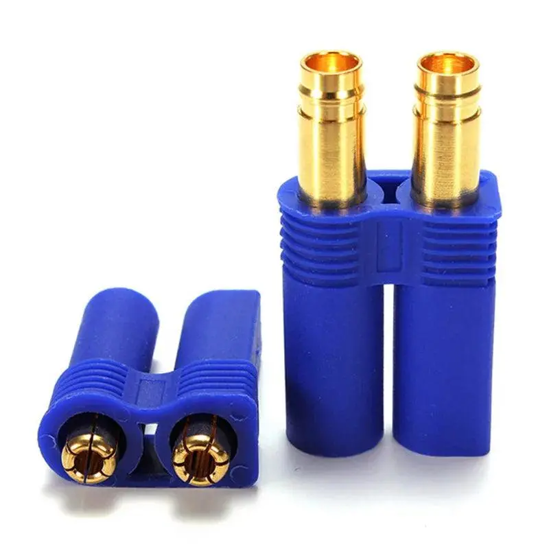 10 Pairs/Lot Rc Lipo Battery Charge Adapter 100A Ec5 Plug 5Mm M/F Connector 1