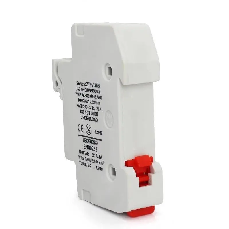 10 Pcs Fuse Holder For Pv Fuse 1000V Dc High Quality With And Rohs Approved 1