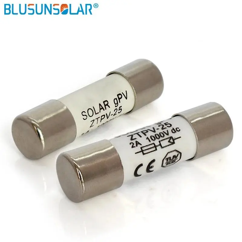 10 Pcs Lot 1000V 10*38Mm 10A 12A 15A 20A 30A Dc Pv Solar Fuse Metal Alloys For Solar Power System Protection Bx0234 5