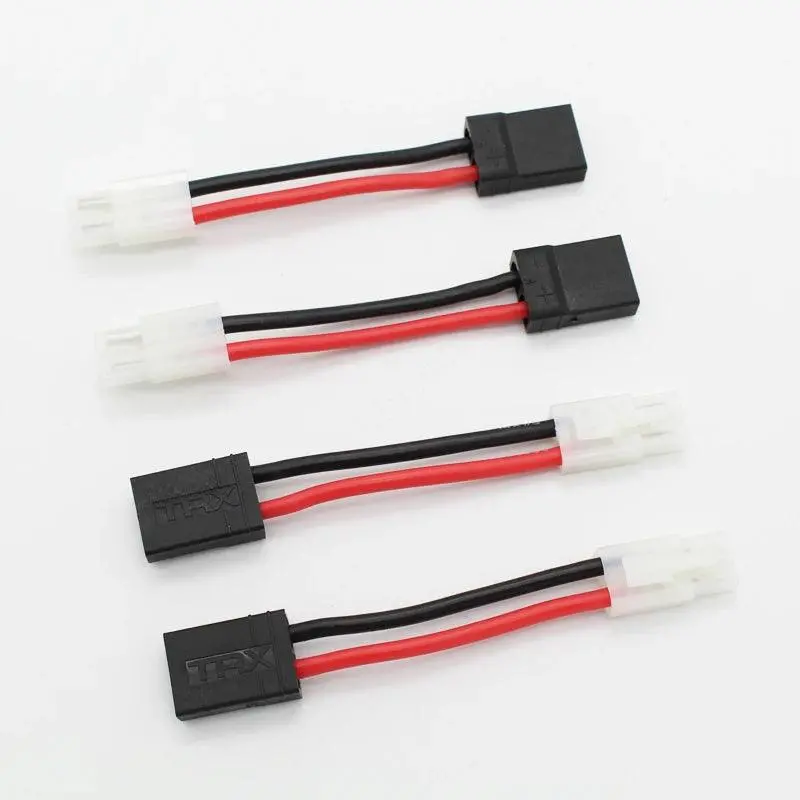 10 Pcs /Lot Tamiya Connector To Trx Female Connector Adaptor 14 Awg Cable 60Mm For Rc Part 1