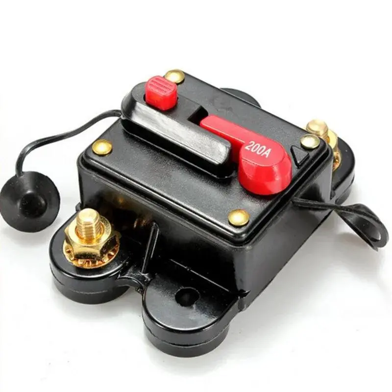 10 Pcs/Lot 60-300A Car Automatic Recovery Switching Car Bike Audio Inline Fuse Circuit Breaker Fuse Holder Dc 12-24V 1