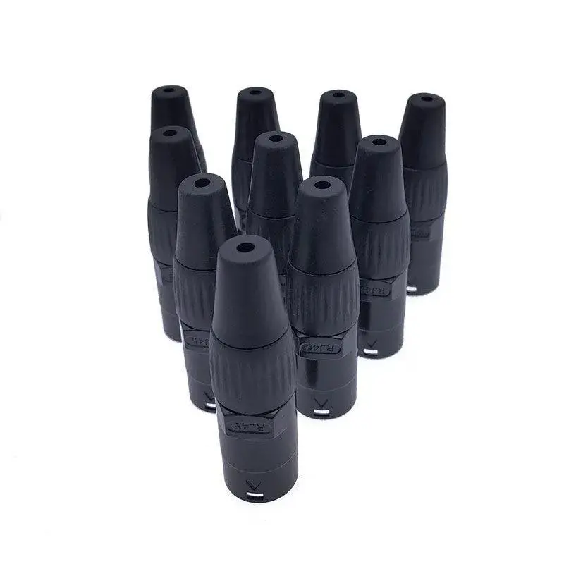 10 Piece 8P8c Rj45 Net Work Waterproof Connector Ip65 D Socket Panel Ethernet Connector 1