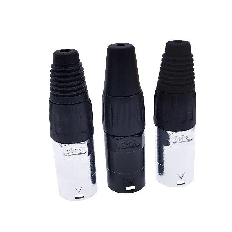 10 Piece  8P8c Rj45 Net Work Waterproof Connector Ip65 D Socket Panel Ethernet Connector 1