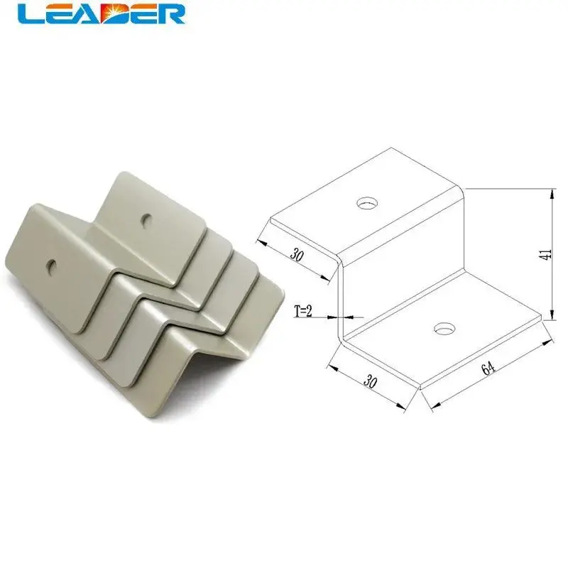 10 Sets Solar Z Mount Bracket 100% Aluminum Solar Panel Roof Mounting Bracket For Carvan Roof Power Accessories 1