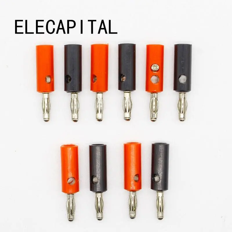10 X Audio Speaker Screw Banana Plugs Connectors 4Mm, In Stock, Free Shipping 1