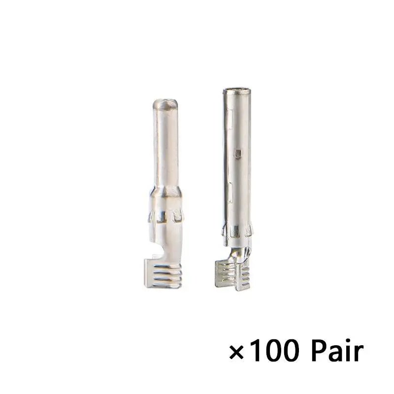 100 Pair Solar Connector Male And Female Inside Metal Core Use For Solar Cable Connection Of Solar Connector Pins 1
