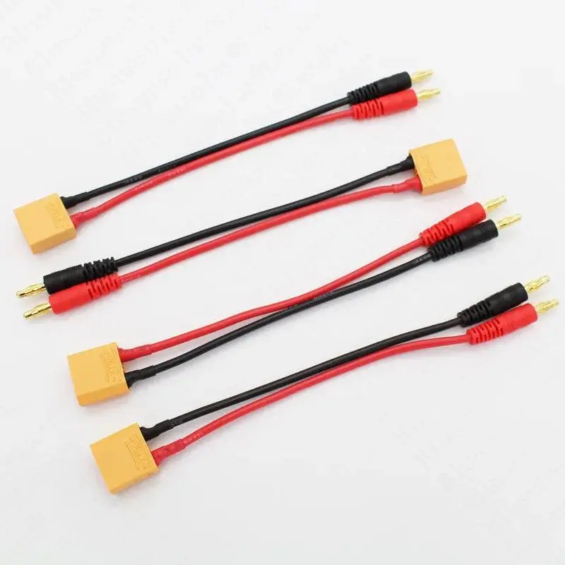 100 Pcs /Lot Xt90 4.0Mm Banana Connector With 14 Awg Silicone Cable For Rc Part 1