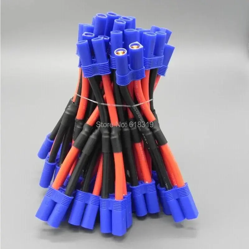 100 Sets = A Lot The High Quality Ec5 Parallel Charger Cable,Lipo Battery Connect Cable For Rc Power Supplyshipped By Fedex 1