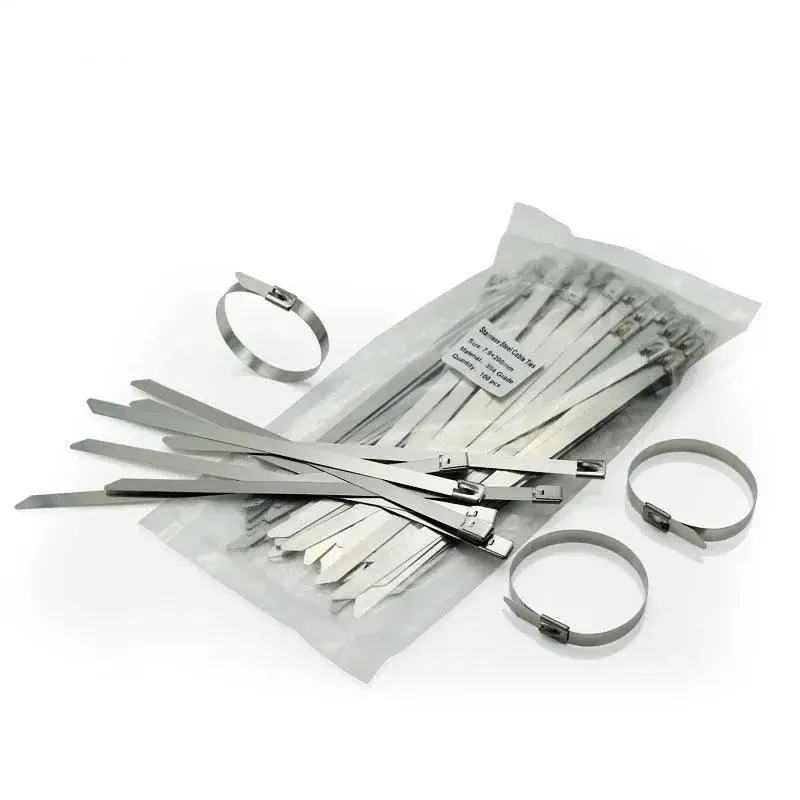 1000 Pcs= A Lot, High Quality 304 Stainless Steel Cable Ties 7.9 X 500Mm  (Thickness:2.5Mm ) 1