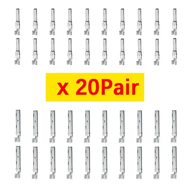 100/50/20/10 Pair Solar Connector Male And Female Inside Metal Core Use For Pv Cable Connection Of Solar Connector Pins 4