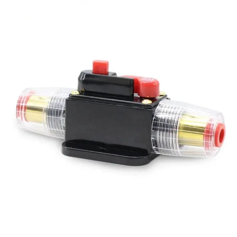 100A 50A 60A 80A 150A 12V 24 Car Truck Audio Amplifier Circuit Breaker Resetable Breaker  Amplifier Refit Fuse Adapter 1