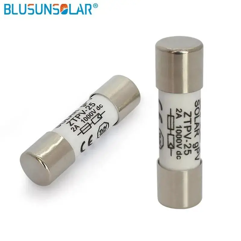10/20/30/50/100Pcs Solar Fuse 1000V 30A Fuse Dc 10*38Mm 1-32A Pv Solar Fuse Metal Alloys For Solar Power System Protection 3