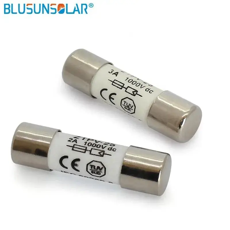 10/20/30/50/100Pcs Solar Fuse 1000V 30A Fuse Dc 10*38Mm 1-32A Pv Solar Fuse Metal Alloys For Solar Power System Protection 4