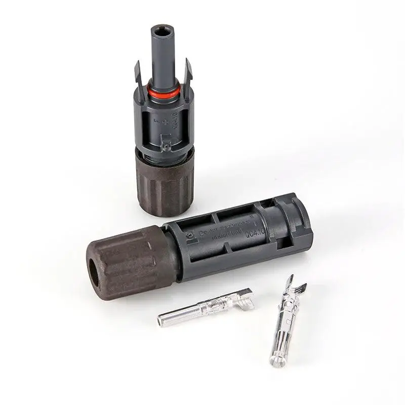 10/20/40/100 Pcs Wholesale Ip68 30A/1500V Pv Solar Conenctor Qc4 Solar Connector Pv Connector Kit For 2.5/4/6Mm2 Solar Cable 1