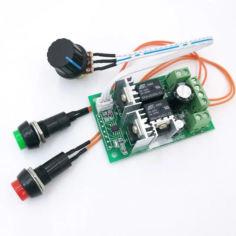 10A Pwm Dc Motor Controller Forward And Backward Linear Actuator Governor Speed Control Self-Reset 6V/12V/24V 1