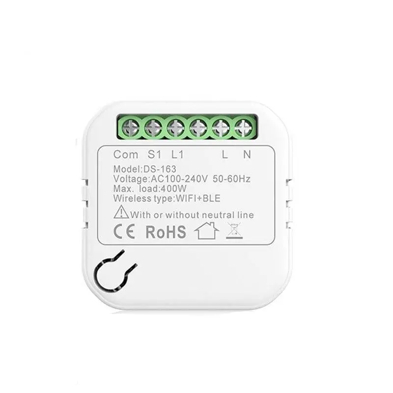 10A Wifi Smart Led Light Switch Relay Breaker Smart Life Tuya Remote Control 1