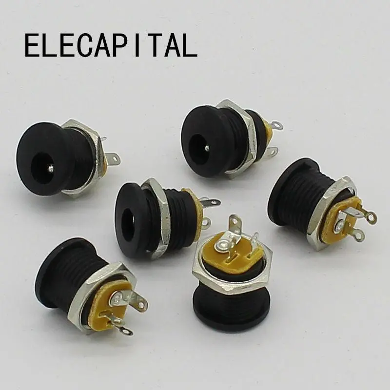 10Pcs Dc Jack Socket 5.5*2.1 1