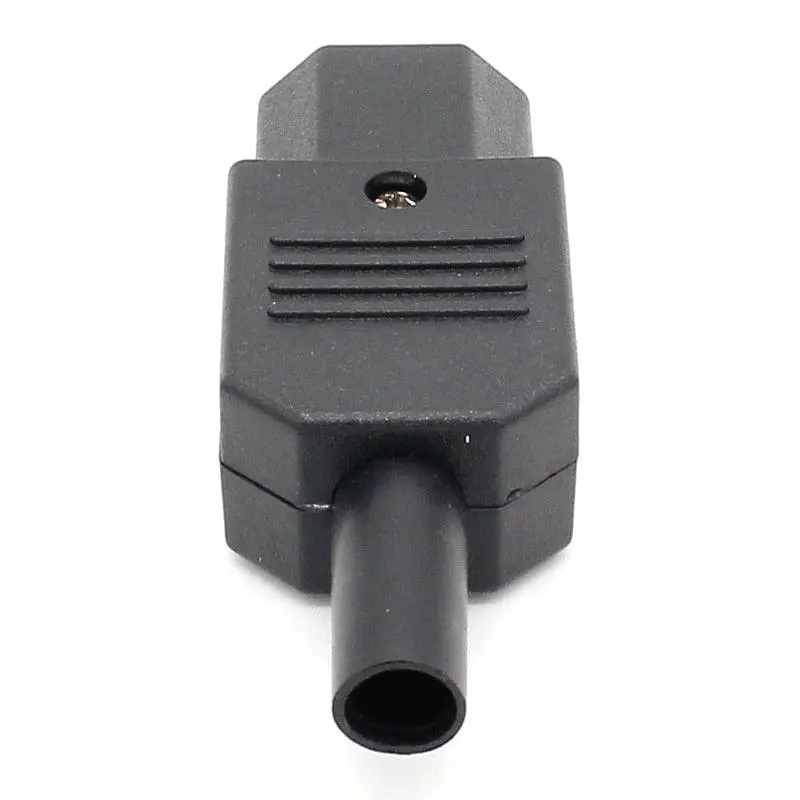 10Pcs New Wholesale Price 10A 250V Black Iec C13 Female Plug Rewirable Power Connector 3 Pin Ac Socket 1