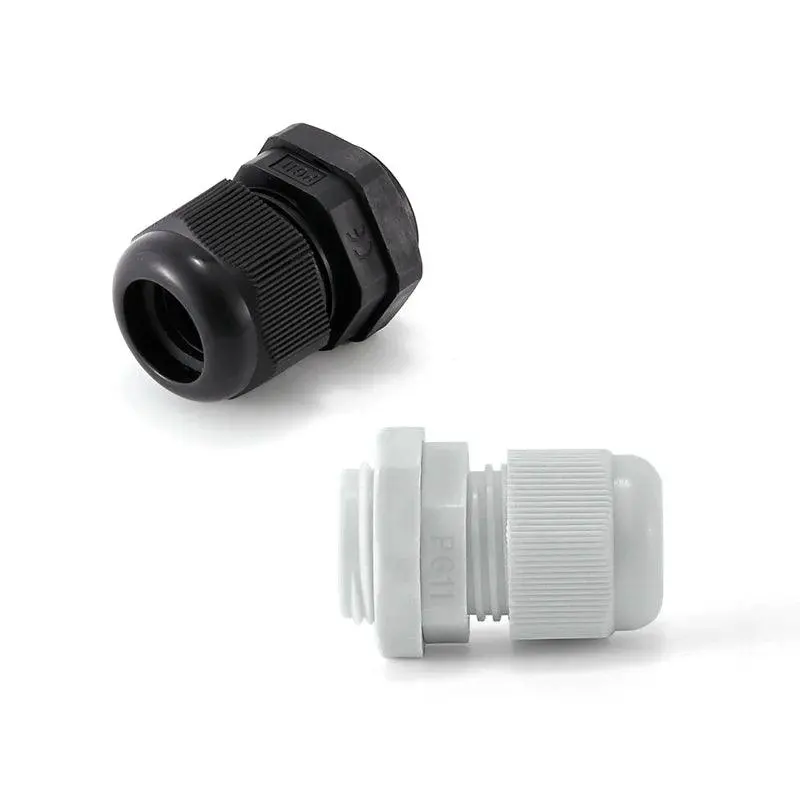 10Pcs Pg Cable Gland Black Pg7 9 11 13.5 16High Quality Ip68 Wire Plastic Waterproof Connector Cable Sleeve Adjustable Joints 4