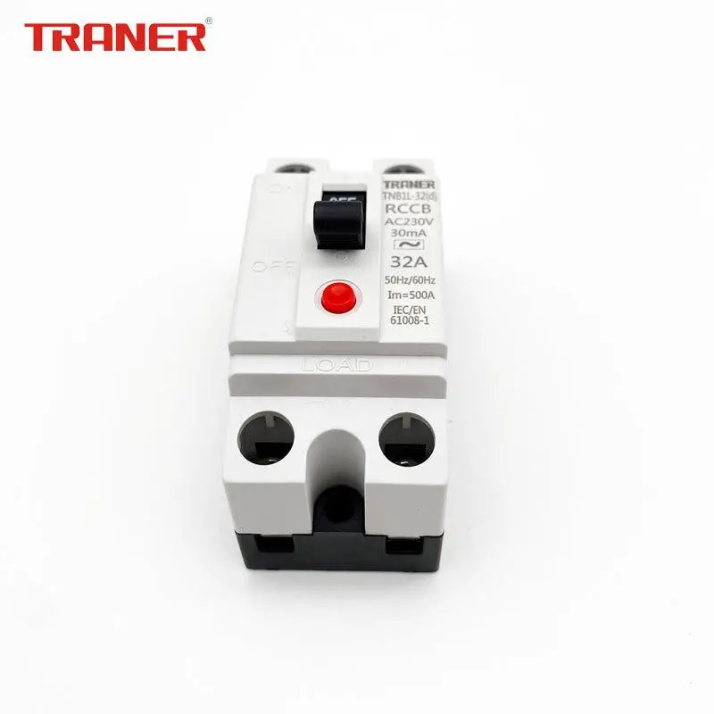 10Pcs/Lot Tnb1l-32(D) Built-In Water Heater Tripping Breaker 10A 16A 20A 25A 32A Elcb 2P 2