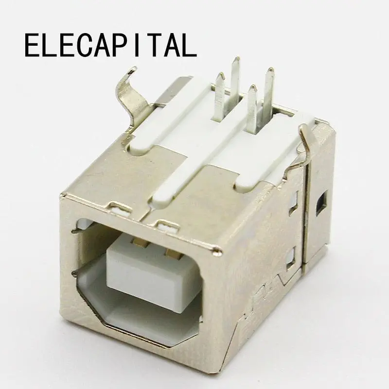 10Pcs/Lot Usb B Type Female Socket Connector G45 For Printer Data Interface Free Shipping 2