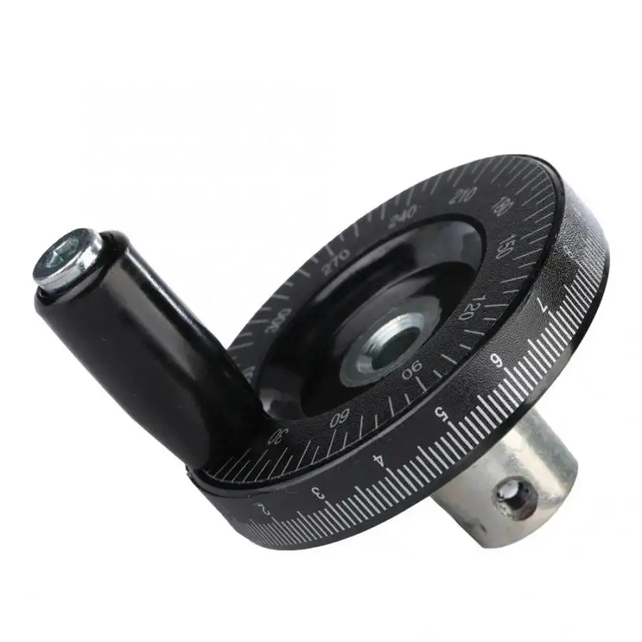 10X63mm Solid Bakelite Milling Handle Hand Wheel Cnc 3D Printer Milling Machine Lathe Handwheel With Scale Replacement Parts 1