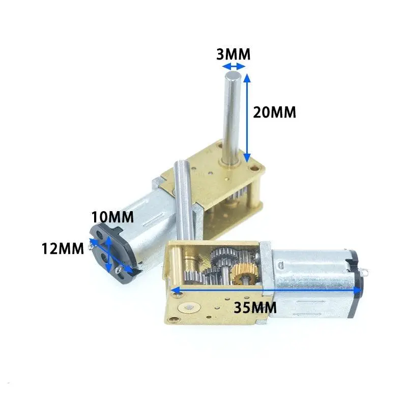 1218-N20 3V6v12v 20Mm Round Shaft Micro Dc Gear Motor 1