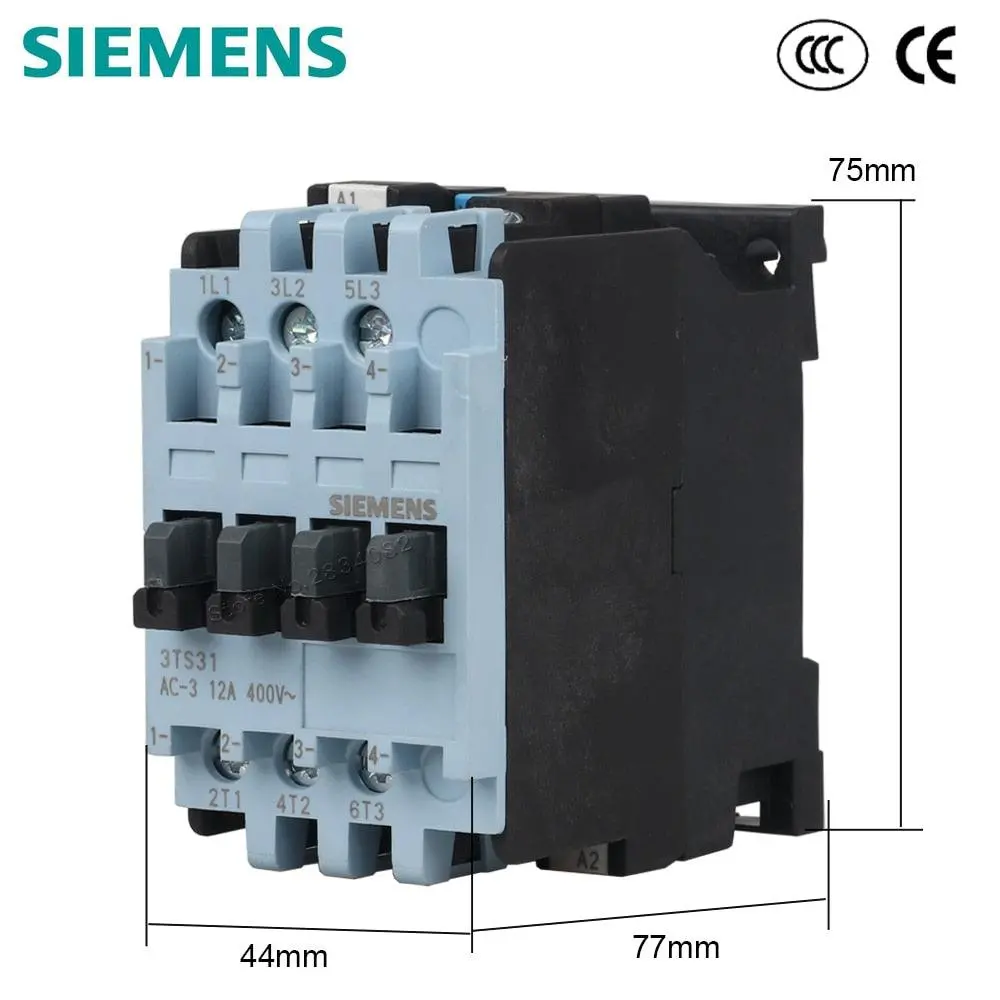 12A 18A Ac Contactor 220V 50/60Hz Coil Voltage Ac220v  Contactor 3Ts31 3Ts32 00-0Xm0 Siemens 1