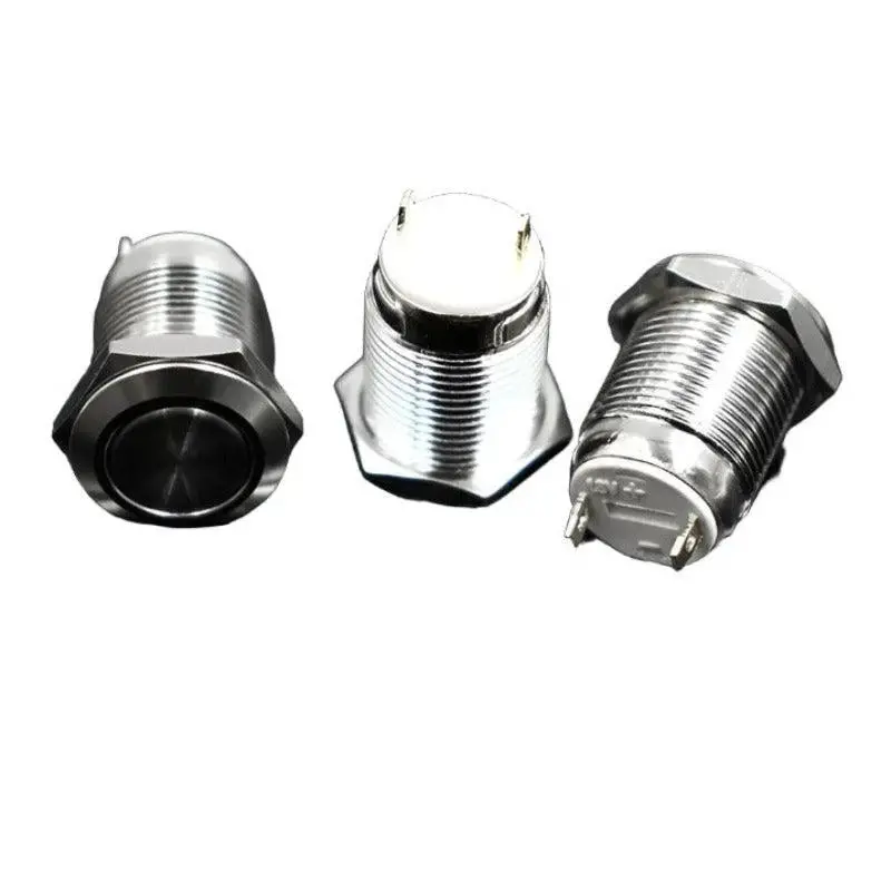 Earu -12Mm Waterproof Momentary Metal Power Push Buttons Switch 1
