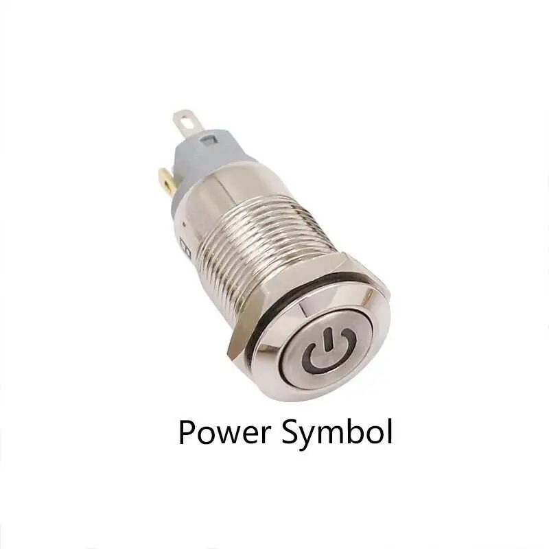 Earu -12Mm Instantaneous Latching Flat Metal Switch Waterproof 2