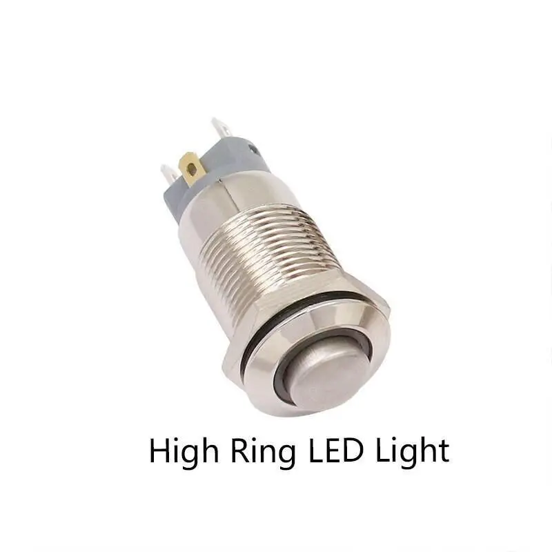 Earu -12Mm Instantaneous Latching Flat Metal Switch Waterproof 4