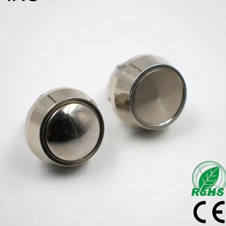Earu -12Mm Metal Push Botton Switch Momentary Reset 1No 1